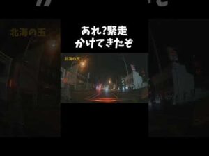 職質専門部隊に緊急走行で追われるもスルー