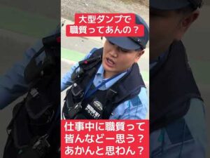 大型ダンプで仕事中に職質。仕事の邪魔すんな！#大阪のユーキ #職質 #フォロー #職務質問#警察 #ダンプ #仕事中 #迷惑動画