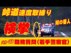 【速度取締り・職務質問】北海道の峠道レーダーパトカー取締り 仕事熱心な警察官からの職務質問