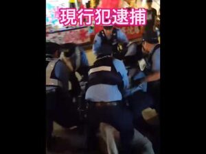 スゴすぎ！公妨の現行犯逮捕！#警察 #職質 #事件 Xより動画シェア「東京夜散歩」